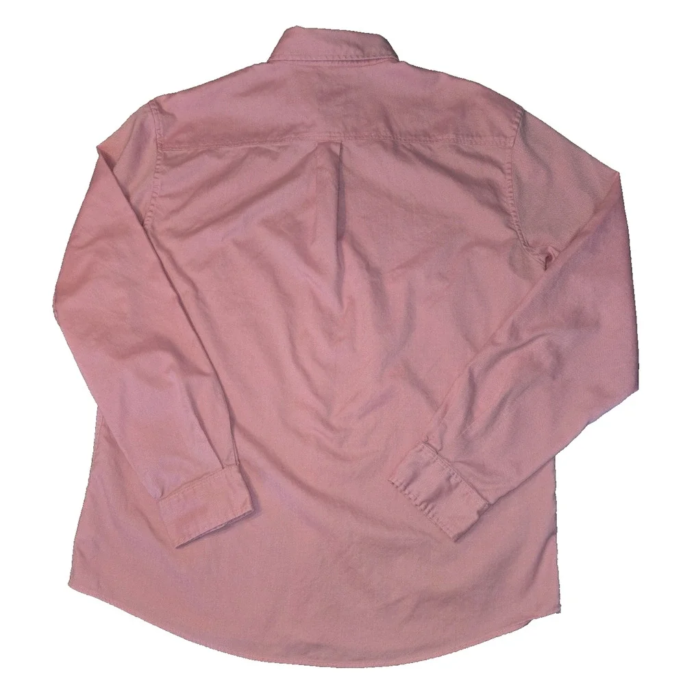 johnnie-O Men's Button Down Long Sleeve Cotton/Tencel Blend Pink Shirt XL